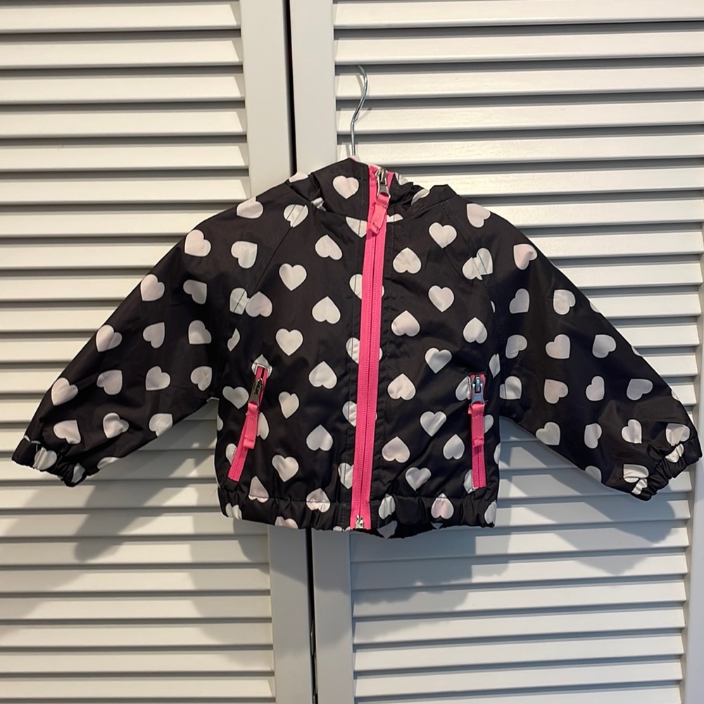 6-9m baby raincoat with hood